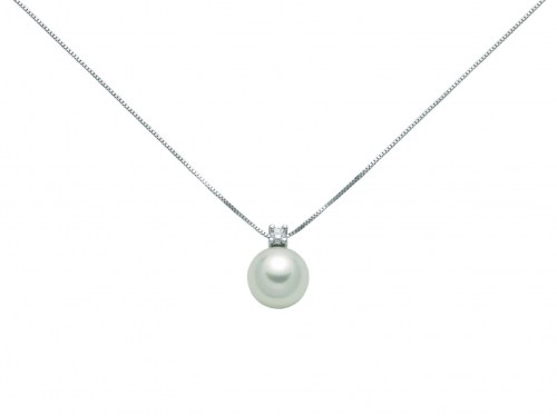 Collana Perla Akoya e Diamante Nimei PCL5611